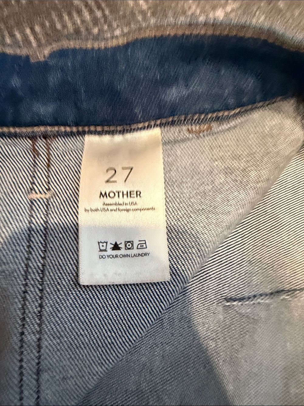 Women's High-Rise Wide-Leg Blue Jeans - Picture 4 of 6